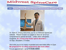 Tablet Screenshot of drmarkchang.com